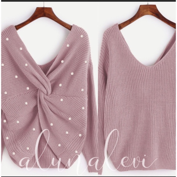 MOVING 🚚SALE REVERSiBLE TWIST BACK/PEARLS - Picture 6 of 6